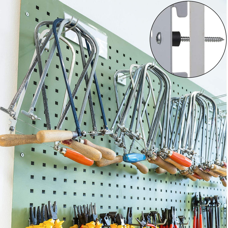 [Australia - AusPower] - Pegboard Spacers Mounting Kit, Magnetic Pegboard Includes Screws, Spacers and Washers for 1/8-Inch and 1/4-Inch Pegboard 72 