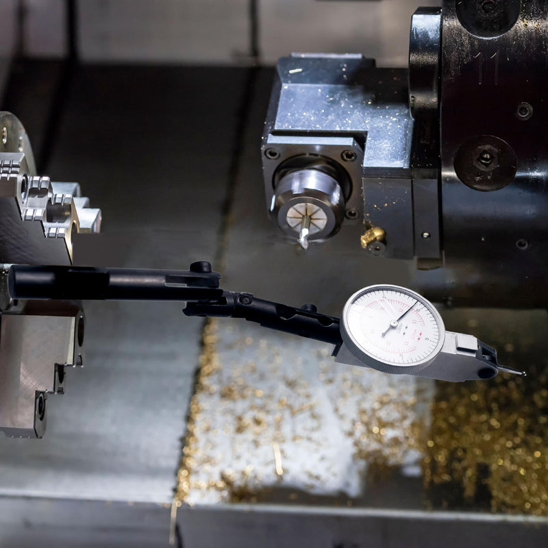 [Australia - AusPower] - HFS(R Axial Axis Indicator Holder Adjustable Arm 3 Pivot Joints for Dial Digital Indicator Dovetail Arm 