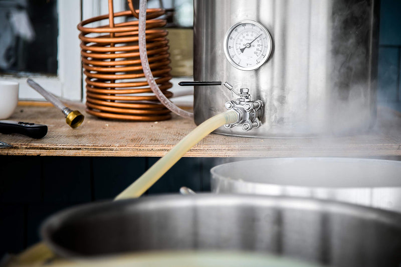 [Australia - AusPower] - Brewing America USA-Made Beer Mashing Hydrometer Calibrated at 155 Degrees Fahrenheit - Specific Gravity Pro Series Brewing Triple Scale - Brew Better All Grain Beer 