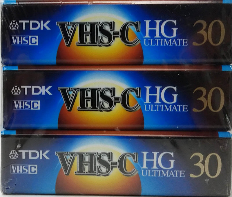 [Australia - AusPower] - TDK 30 Minute Vhs-c Hg Ulitimate 214777 Ep Sp 
