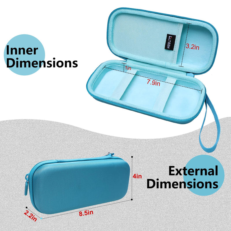 [Australia - AusPower] - LTGEM Hard Travel Carrying Case for SCRIB3D P1 / Advanced 3D Printing Pen and Filament(Inside: 7.9" x 3.2" x 1"), Case Only 