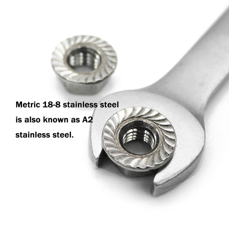 [Australia - AusPower] - (20 PCS) 3/8-16 Stainless Steel Serrated Flange Nuts,Flange Lock Nut,by Fullerkreg (20 PCS) 3/8-16 