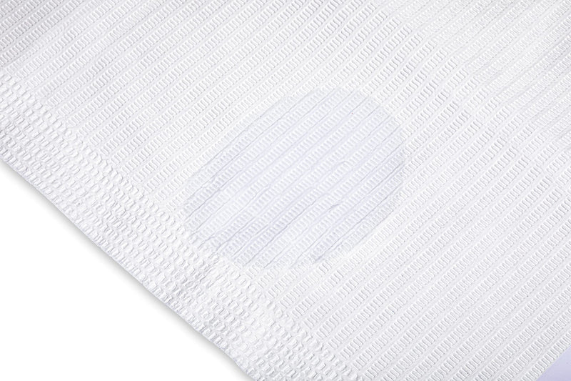[Australia - AusPower] - ProtectX 50Pcs Disposable Dental Bibs White 13"x18", 3 Ply Waterproof Tattoo Bib Sheet, High Absorbent Nail Salons Tray Cover and Table Cover Supplies, Upgraded Quality 50 