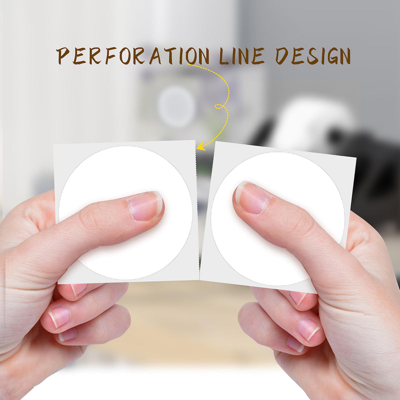PARLAIM 2 Inch Circle Thermal Sticker Labels,700PCS Round Direct Thermal Printer Labels for Business Bottle DIY Design, QR Code, Name Tag, Inventory (White) White