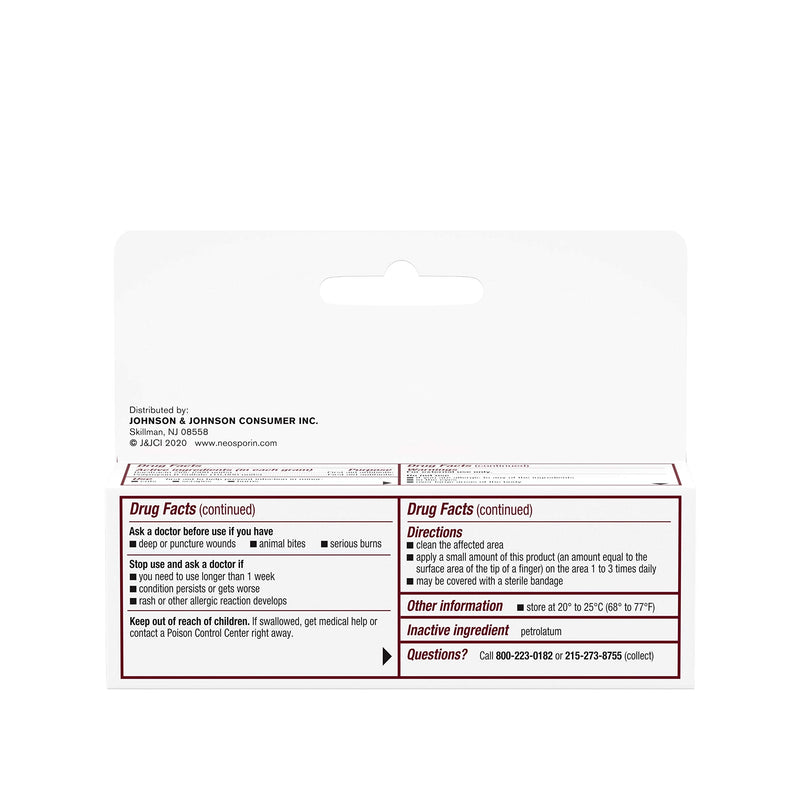 [Australia - AusPower] - Polysporin First Aid Topical Antibiotic Skin Ointment with Bacitracin Zinc & Polymyxin B Sulfate, for Infection Protection & Wound Care, Neomycin-Free, Travel Size, 0.5 oz 