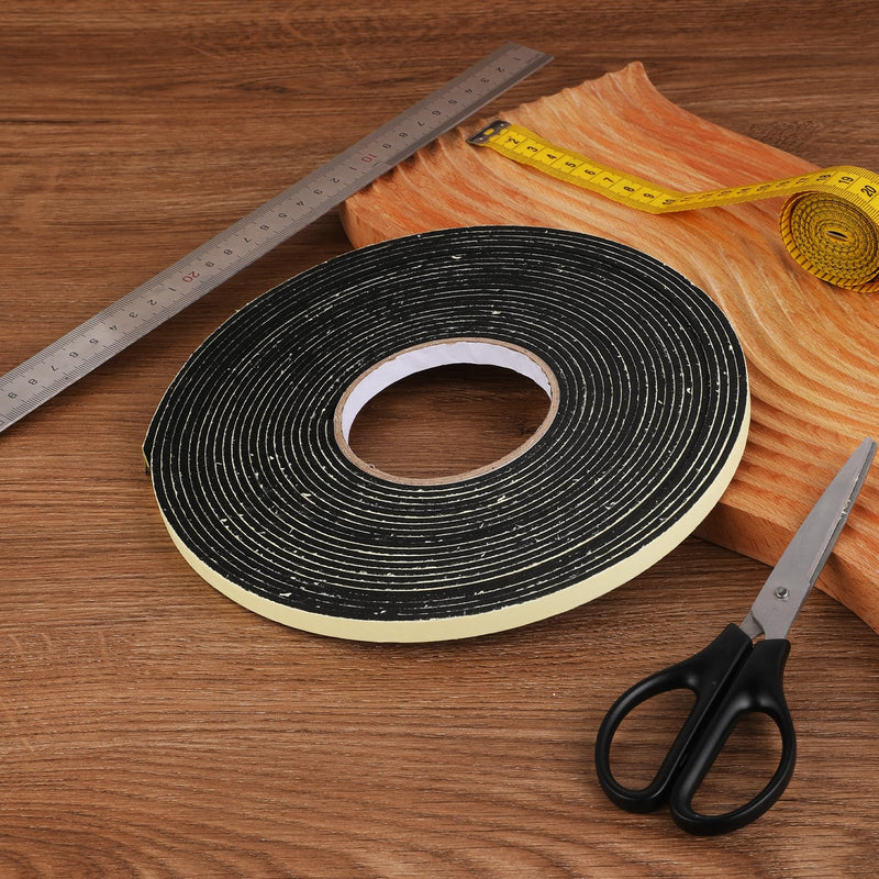 [Australia - AusPower] - Car Speaker Sealing Tape, 50Ft Speaker Foam Grip Tape Soundproofing Waterproofing Gasket Tape Automotive Insulation Foam Gasket Tape 2mm Thick 10mm Width 