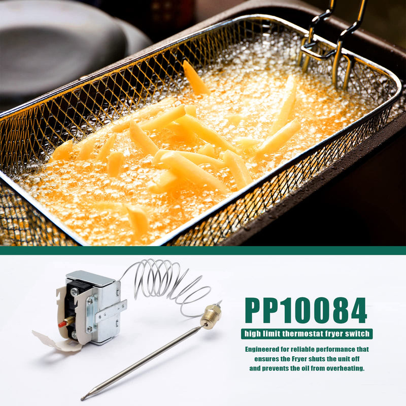 [Australia - AusPower] - PP10084 high limit thermostat fryer switch Lchmo5030 compatible with Pitco Fryer, 1/4" Thread Mpt Stuff, 450°F/230°C Hi Limit Safety Thermostat 5225-11B fit for VF35 MGII SG14 35C 45C+ 18S 18 E500D 