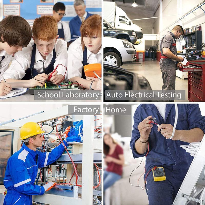 [Australia - AusPower] - Proster Multimeter Test Lead 26 in 1 Test Lead Kit with Interchangeable Multimeter Probes Crocodile Clips Electronic Test Leads for Digital Multimeter Clamp Meter 