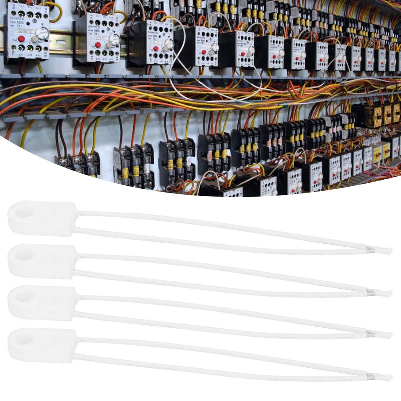 [Australia - AusPower] - 4Pcs Ceramic Thermal Electricity Circuit Overtemperature Protectors 250V 15A 125℃ 