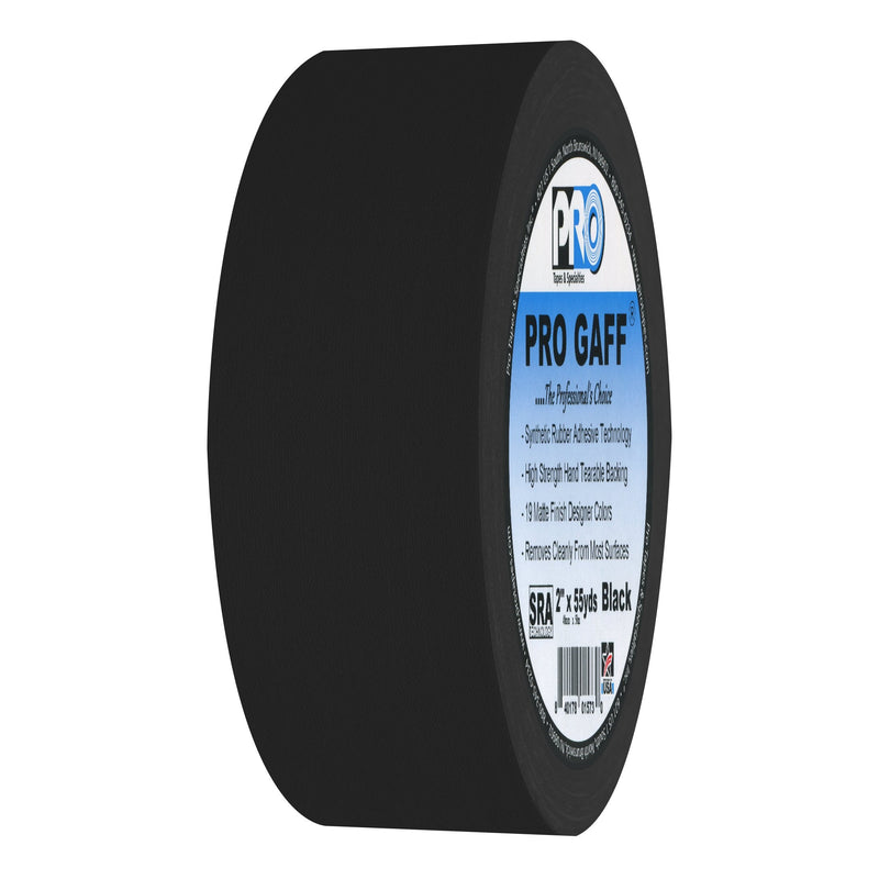 [Australia - AusPower] - Pro Gaffer Gaffers Tape, 2 in x 55 yd, Black 2"x55yds 1 
