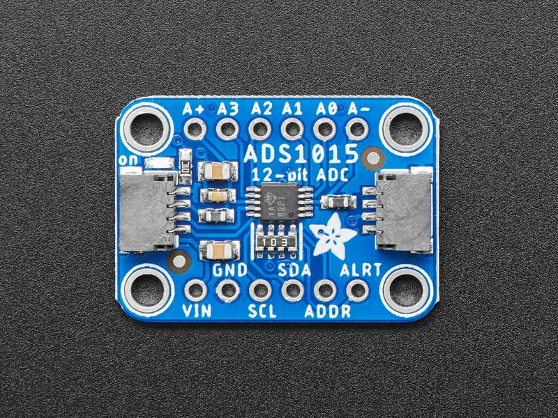 [Australia - AusPower] - ADS1015 12-Bit ADC - 4 Channel with Progrmmable Gain Amplifier 