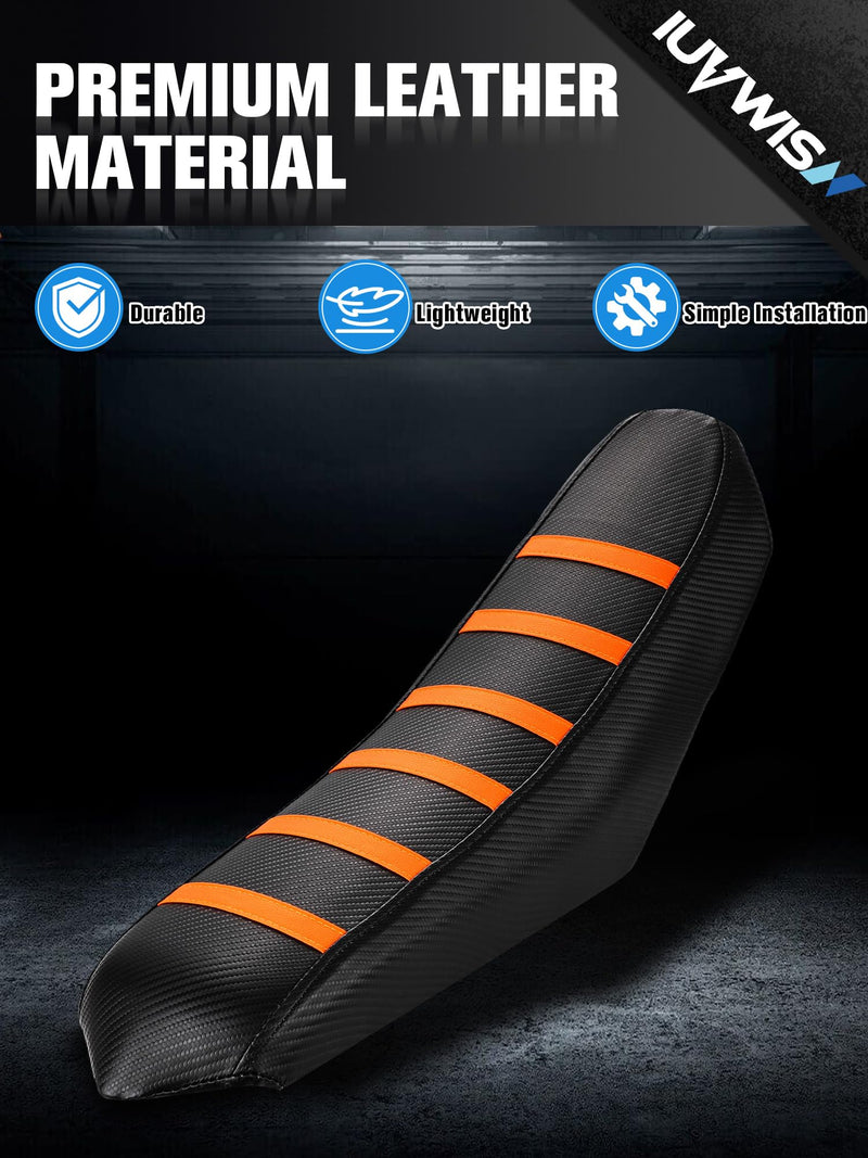 Non-Slip Seat Cover for Compatible Fit for Tuttio Tutti Tutto Soleil 01, Electric Dirt Bike Soft Seat Cover Orange