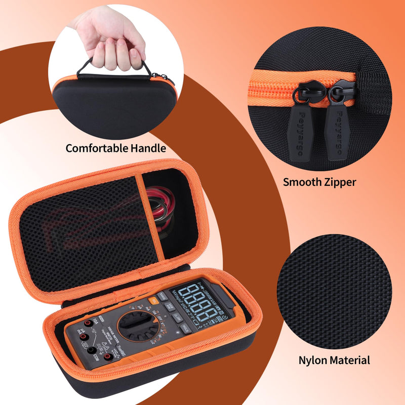 [Australia - AusPower] - Storage Case Compatible with Klein Tools MM325 / 69149P / MM420 / ET600 / MM720 / ET270 / 69355 / MM400 / MM300 Digital Multimeter Electrical Test Voltage Tester 