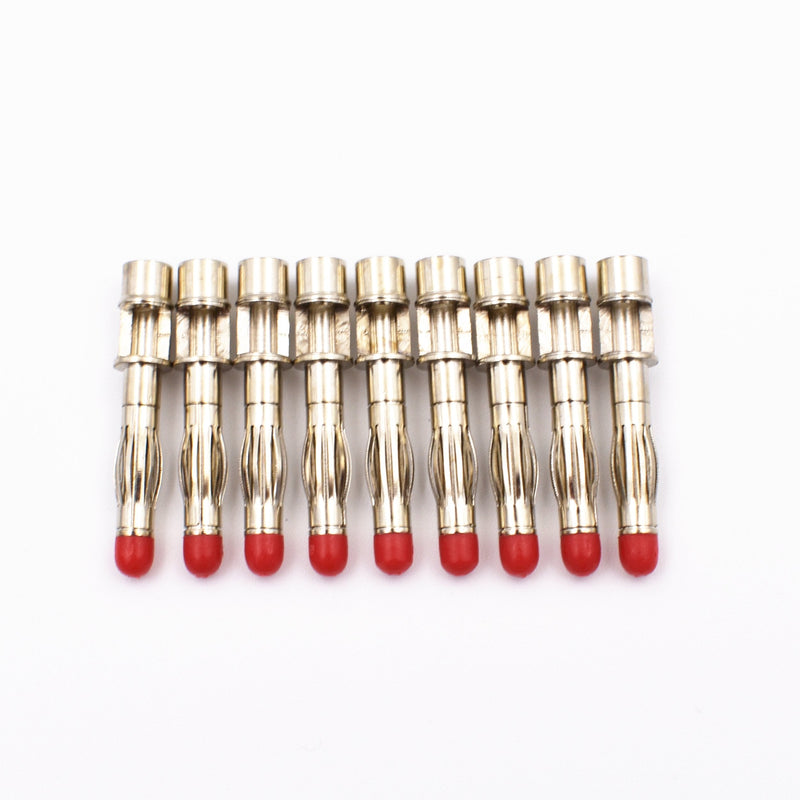[Australia - AusPower] - 5Colors Insulated Safety Seal Protection Shrouded 4mm Banana Plugs Solder DIY Connectors Adapters for Multimeter Test Leads Electrical Testing 10Pcs 10Pcs 5 Colors 