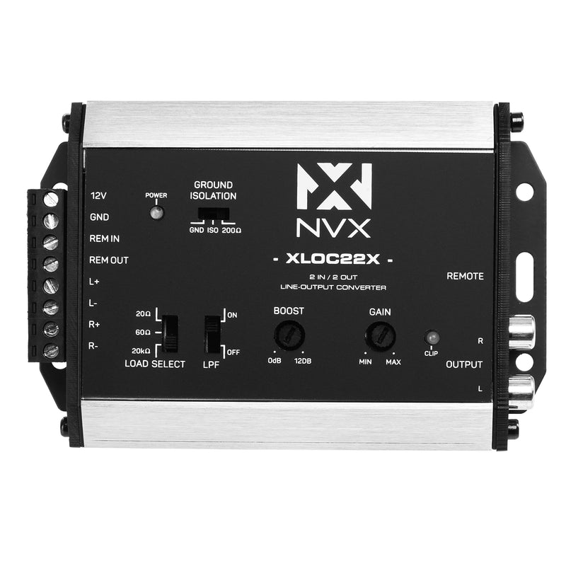 [Australia - AusPower] - NVX XLOC22X 2 inputs / 2 outputs High Voltage Active Line Output Converter with Impedance Matching 2 Input | 2 Output 