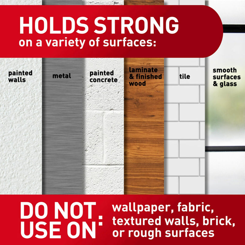 [Australia - AusPower] - Command Large Picture Hanging Strips, Damage Free Hanging Picture Hangers, No Tools Wall Hanging Strips for Living Spaces, 120 White Adhesive Strip Pairs 