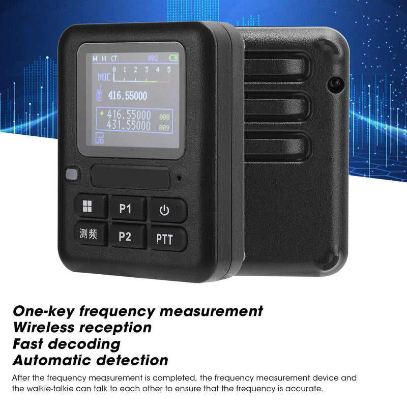 [Australia - AusPower] - Mini Radio Frequency Meter, Handheld Portable Frequency Counter, Walkie Talkies Mini Decoder, Handheld Portable Radio Frequency Counter Meter with Display Screen 