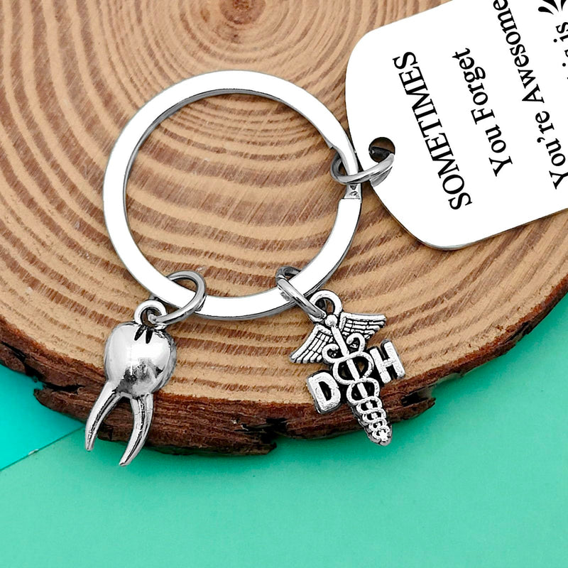 [Australia - AusPower] - Dentist Gift Inspirational Gifts Keychain Dental Gift for Women Men Dental Assistant Gift Dental Hygienist Gift Thank You Gifts for Dentist Coworker Office Orthodontist Gift Future Dentist Gift 