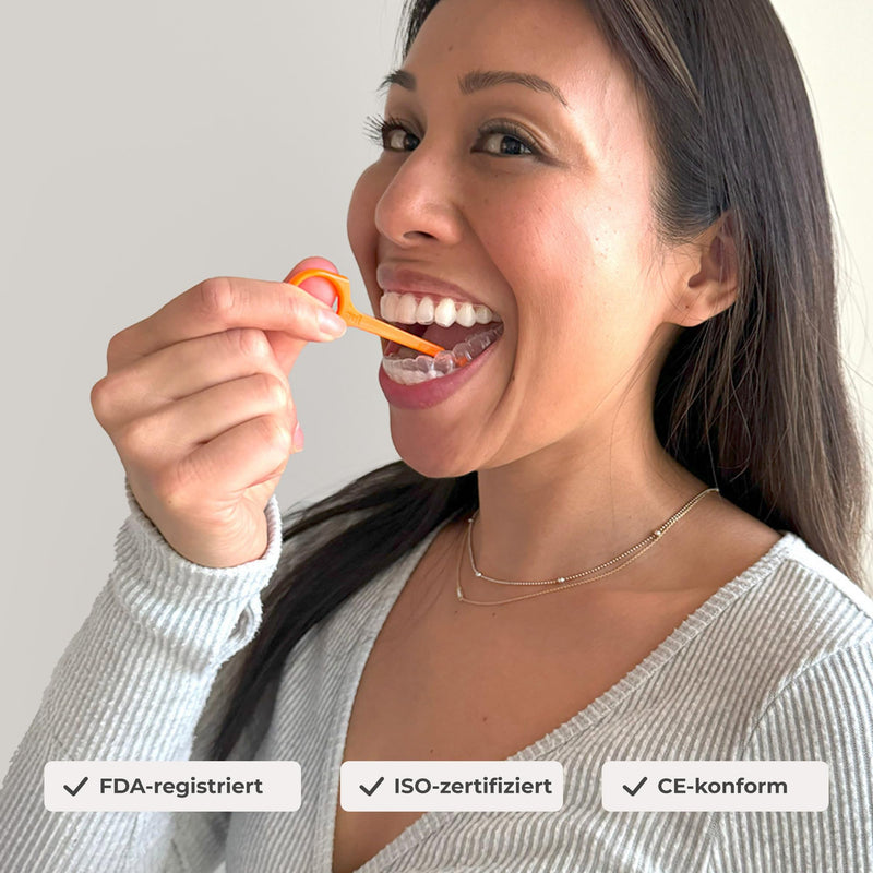 PUL Aligner Removal Tool - White | Safe and Hygienic Hook for Invisalign and Retainer | Gentle BPA Free Design for Everyday Use - Pack of 2 2 Pack