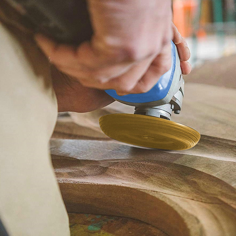[Australia - AusPower] - HERZO Wood Sanding Disc for Angle Grinder (Diameter 125 mm x 22.23 mm), Rasp Disc Wood, Sanding Discs for Shaping 1 
