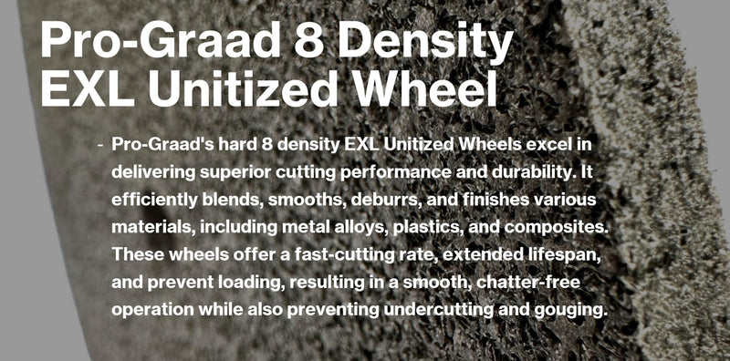 [Australia - AusPower] - EXL Unitized Wheel, Aluminum Oxide, 6" Diameter x 1/4" Wide x 1/2" Arbor, 8A Medium | 13778 | (Pack of 1) 6" x 1/4" x 1/2" 