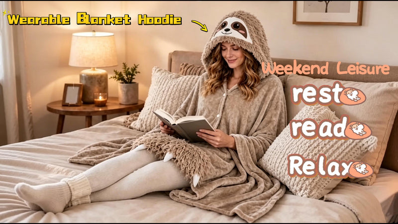 Emwwat Wearable Blanket Hoodie with Sleves, Black Cat Oversized Warm Flannel Blanket with Sleves Hoodie Gift for Mom, Girtfriend, Wife, Friend, Sister-Perfect for Christmas