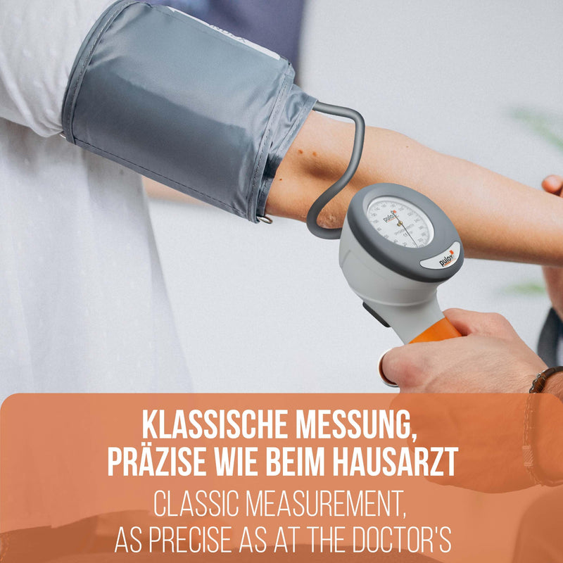 [Australia - AusPower] - Pulox EazyBP Manual Blood Pressure Monitor for Adults & Children with Stethoscope, 2 Cuffs & Case 