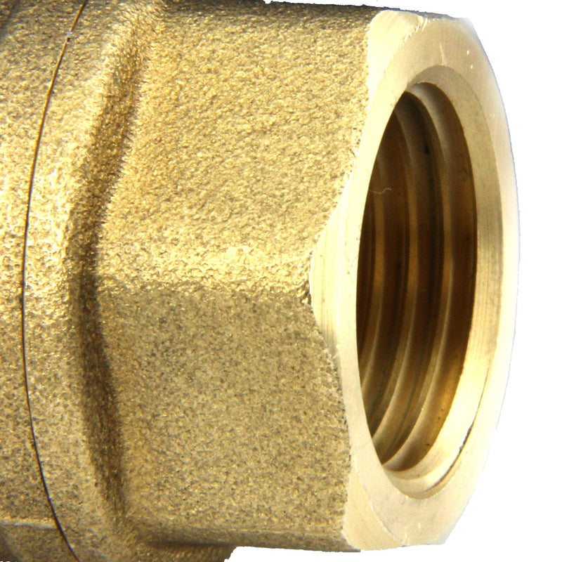[Australia - AusPower] - U.S. Solid Motorized Ball Valve- 3/4" Brass Ball Valve with Standard Port, 9-24V AC/DC and 2 Wire Auto Return Setup 3/4 Inch 