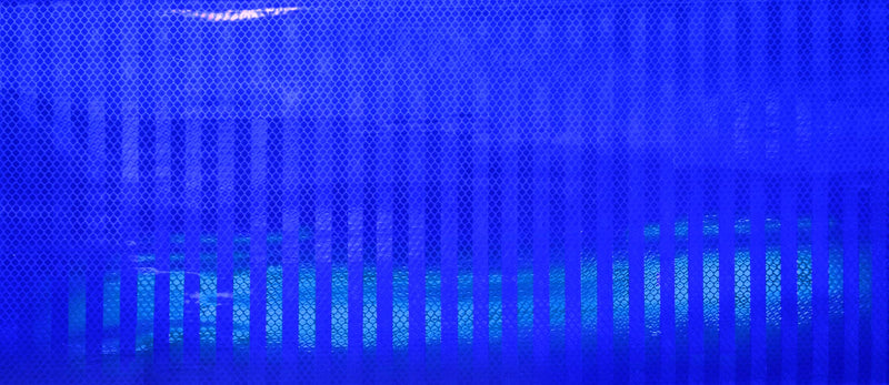 VViViD High Intensity Industrial Grade Honeycomb Pattern Reflective Vinyl Tape (1/2 Inch x 30ft, Blue) 1/2" x 30ft