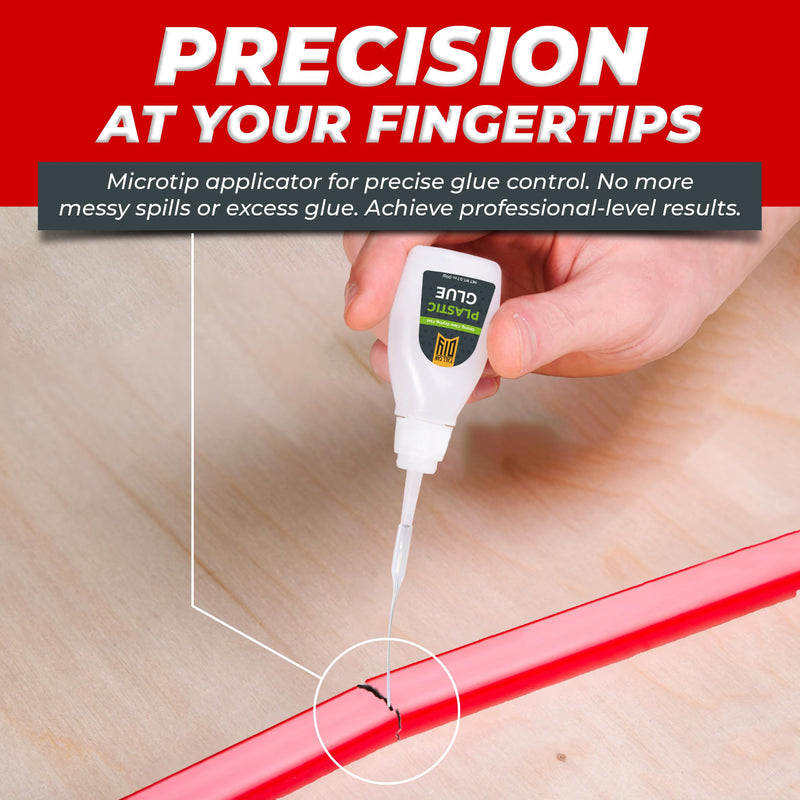 [Australia - AusPower] - Y'allCanDiy Super Glue for Plastic .76 oz, Heavy Duty Plastic Model Glue for Legos and Miniature. Plastic Glue Adhesive for PLA, 3D Printing, Toys, Car, ABS, PVC, DIY Hobby Models Craft Kit Bonding 1 Pack 