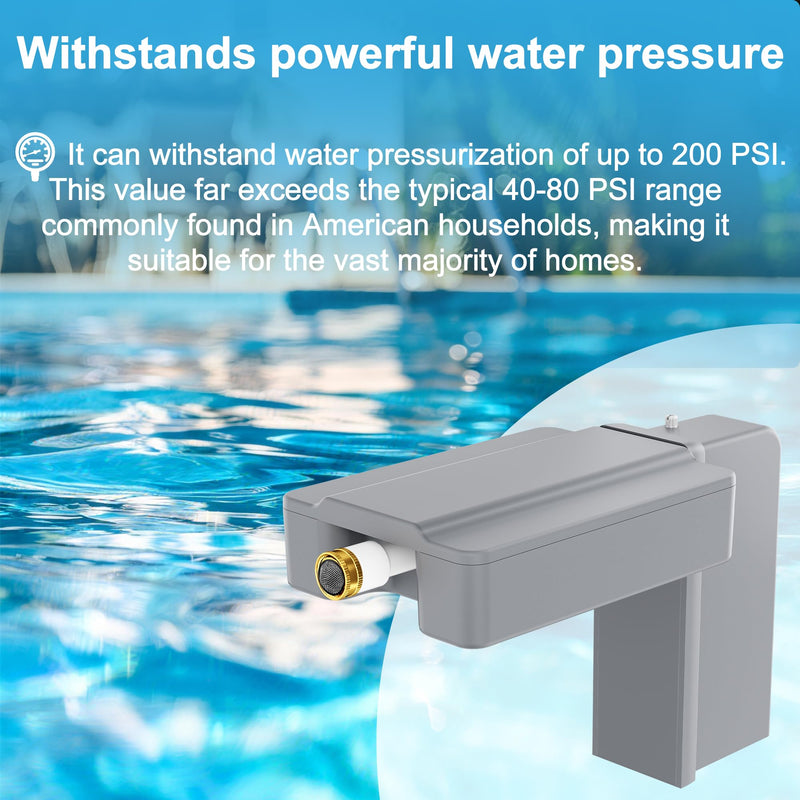 Ereto Automatic Pool Filler - Universal Pool Water Leveler Auto Fill with Adjustable Float Valve for In-Ground & Above Ground Pools, Ponds, Spas (Gray)