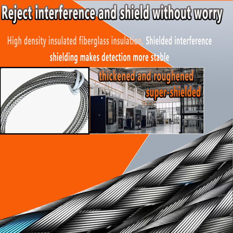 [Australia - AusPower] - 2 Pack TL3163K K-Type Thermocouple Air Probes | -40°F to 470°F K-Type Thermocouple Probes 