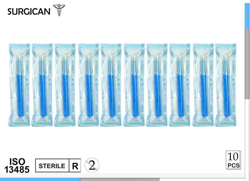 [Australia - AusPower] - SURGICAN Sterile Disposable Dermal Curettes, Easy Peel Packing - Box of 10 - New and Improved (3 mm [Pack of 10]) 3 mm [Pack of 10] 