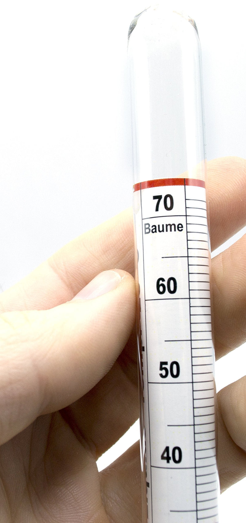 EISCO Universal Laboratory Hydrometer in Hard Plastic Case- Measure Specific Gravity Range 0.700 to 2.000-0.01 Graduations - Dual Scale for Light and Heavy Liquids