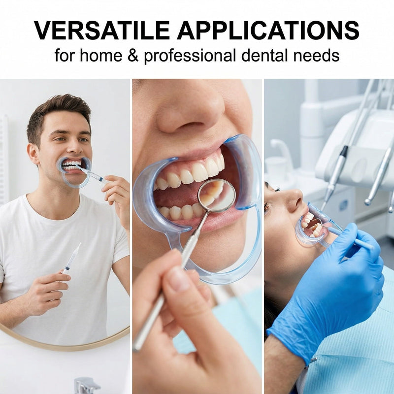 Dental Retractors 12 C-shaped Mouth Openers, Disposable Mouth Retractors, Tooth Expanders