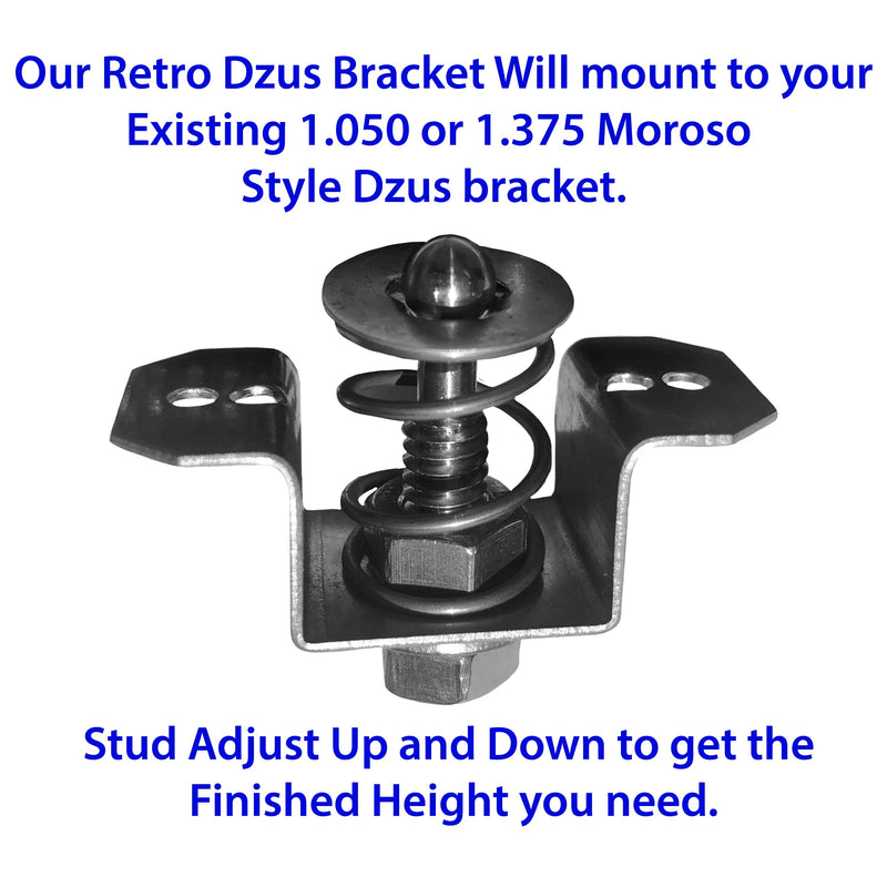 [Australia - AusPower] - Dzus Large Push Button Retro Quick Latch Release Black 1.375 Large-Dzus-Black 