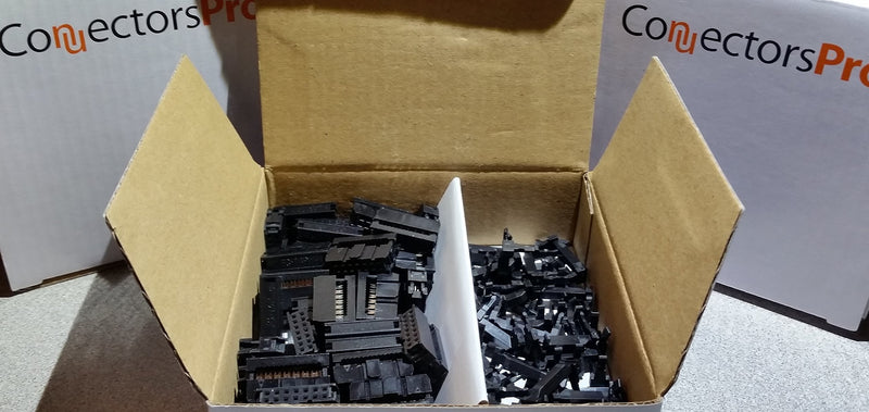 [Australia - AusPower] - Pc Accessories - ConnectorsPro 50-Pack 2X7 14P FC 2.54mm 0.1" Pitch Dual Row IDC Sockets for Flat Ribbon Cable, 14 Pins Female Connectors 
