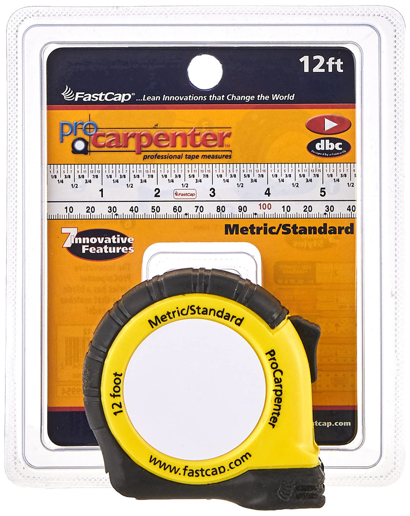 [Australia - AusPower] - Fastcap PMS-12 12-Foot Metric/Standard Measuring Tape & PSSR16 16 FastPad Standard Reverse Measuring Tape 