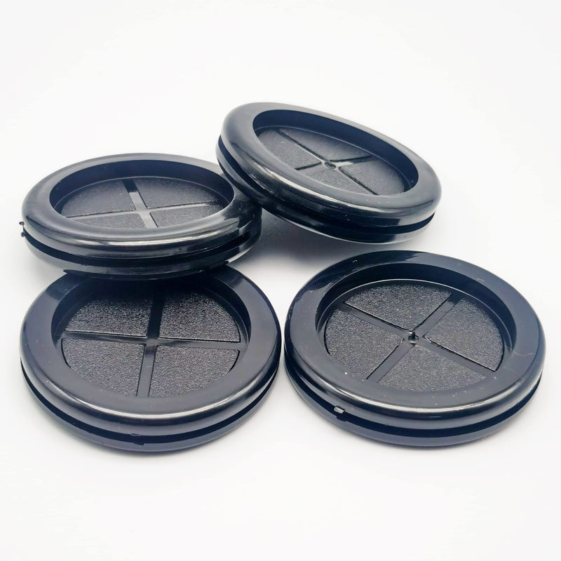[Australia - AusPower] - Rubber Grommet, Rubber Grommets for Wiring, 2-1/8" ID, 2-1/2” Drill Hole, Rubber Hole Plugs, Synthetic Wire Grommets Protector, Firewall Plug Grommet, Double-Sided - 4 Pack 2-1/2" drill hole,2-1/8" ID 