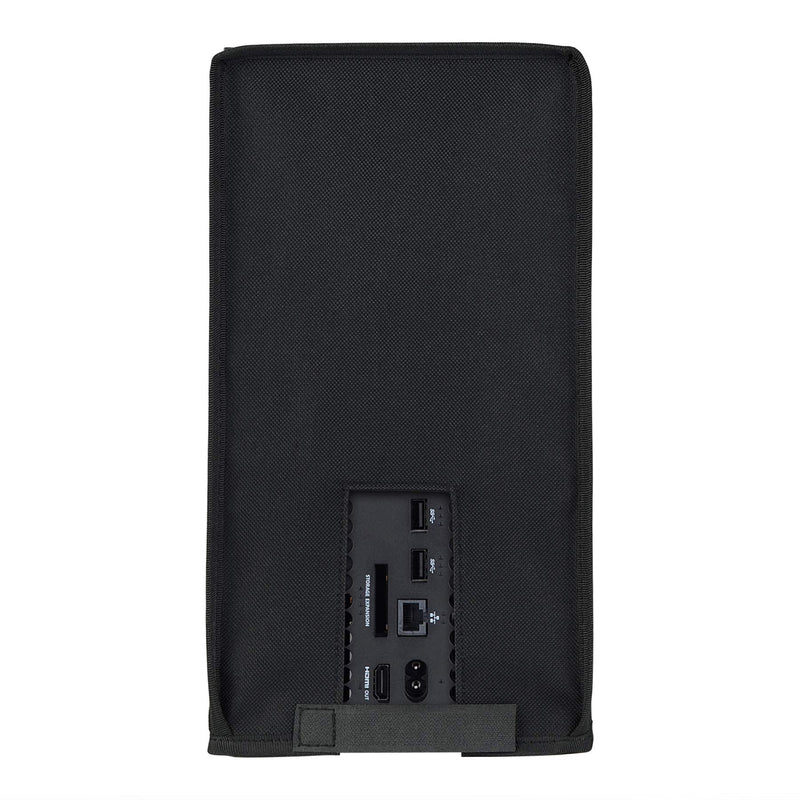 [Australia - AusPower] - PlayVital Black Nylon Dust Cover for Xbox Series X Console, Soft Neat Lining Dust Guard, Anti Scratch Waterproof Cover Sleeve for Xbox Series X Console V Black 