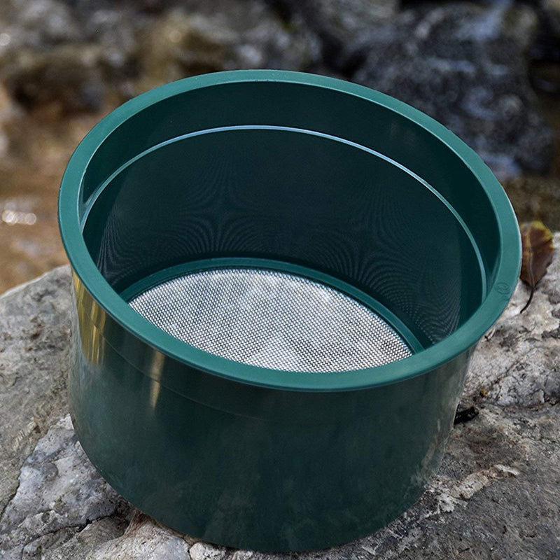 ASR Outdoor 6pc Gold Panning Mineral Sifting Prospect Pan Classifier Sieve Set (6) Piece Set