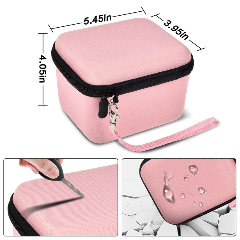 [Australia - AusPower] - Vlogging Camera Case Compatible with brewene/for Femivo/for KVUTCIEIN/for Duluvulu 4K 48MP Digital Cameras for Youtube. Vlog Camera Carrying Storage for Lens, Cable and Other Accessories (Pink) Pink 