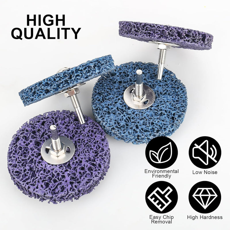 [Australia - AusPower] - DMJJSD® CSD Disc 100 mm, Pack of 5 CBS Cleaning Disc, Coarse Cleaning Disc, CBS Grinding Disc, Sanding Discs for Angle Grinders of Paint, Rust Welds, Oxidation Cleaning & Removal 