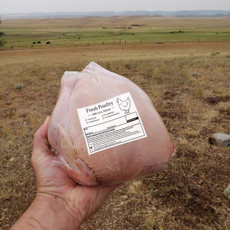 [Australia - AusPower] - Poultry Freezer Labels,4x3 Inch with Handling Instructions Exemption,50 Pcs Hen Label 