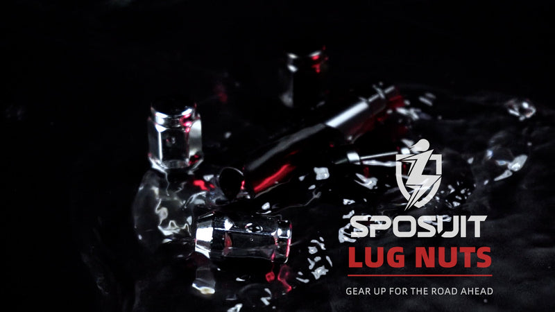 Sposuit 32-piece chrome lug nuts, 9/16-18 thread with 3/4-inch hex drive for Ram vehicles