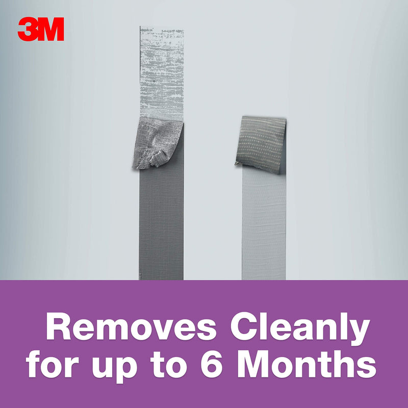 3M No Residue Duct Tape, 1.88 inches by 20 Yards, 2420-A, 1 roll, Grey