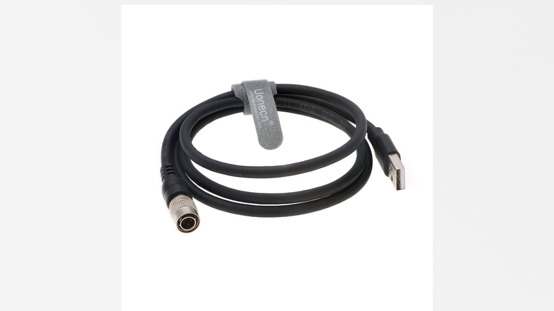 USB Plug to 4 pin Male Hirose Connetor Data Cable for Computer for Camera.