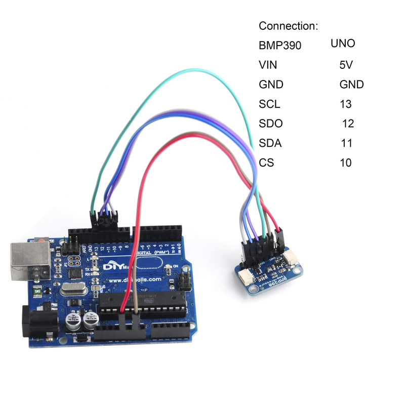 BMP390 Precision Barometric Pressure and Altimeter Sensor for Arduino