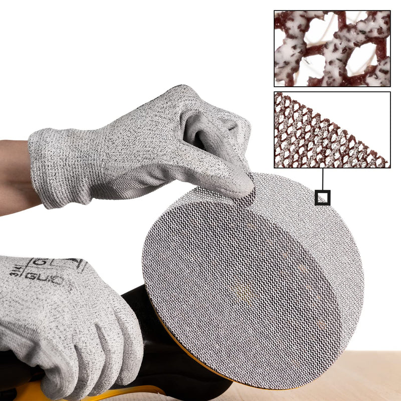 [Australia - AusPower] - Mirka 9A-241-800 6-Inch 800 Grit Mesh Abrasive Dust Free Sanding Discs, Box of 50 Discs Grit 800 