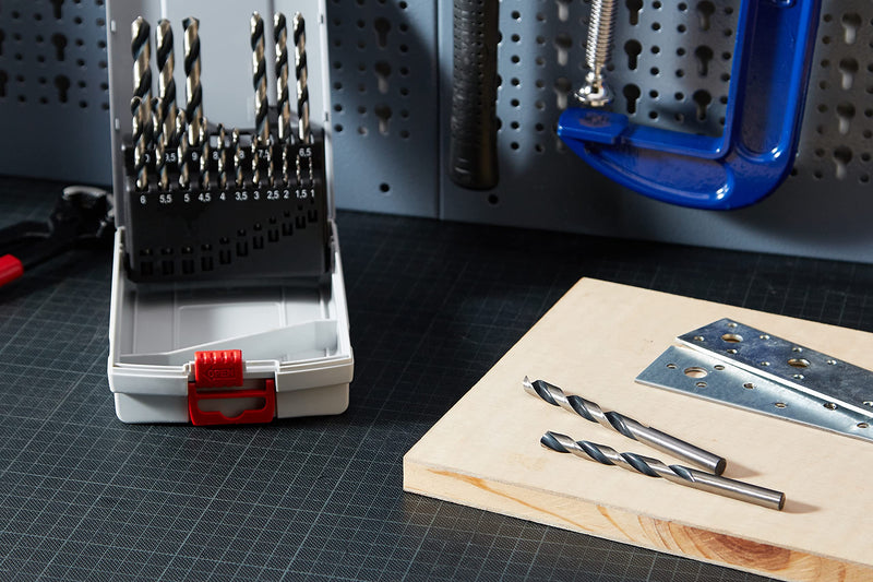 [Australia - AusPower] - Bosch Professional 19-Piece PointTeQ HSS Twist Drill Bit Set (for Metal, ProBox, Drill Driver Accessories) Ø 1-10 mm 